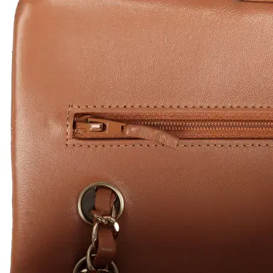 Chanel Chanel Small Classic Double Flap Bag Caramel Lambskin Light Gold Hardware | Thumbnail 8 Chanel Chanel Small Classic Double Flap Bag Caramel Lambskin Light Gold Hardware | Thumbnail 8