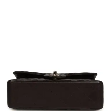 Chanel Chanel Small Classic Double Flap Bag Dark Brown Lambskin Light Gold Hardware | Thumbnail 6 Chanel Chanel Small Classic Double Flap Bag Dark Brown Lambskin Light Gold Hardware | Thumbnail 6