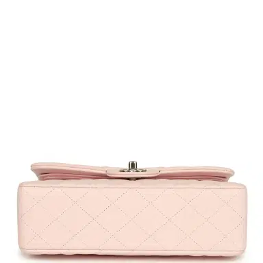 Chanel Chanel Small Classic Double Flap Bag Light Pink Shiny Caviar Light Gold Hardware | Thumbnail 6 Chanel Chanel Small Classic Double Flap Bag Light Pink Shiny Caviar Light Gold Hardware | Thumbnail 6