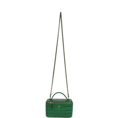 Chanel Chanel Small Top Handle Vanity Case Green Croc Embossed Calfskin Gold Hardware | Thumbnail 7 Chanel Chanel Small Top Handle Vanity Case Green Croc Embossed Calfskin Gold Hardware | Thumbnail 7
