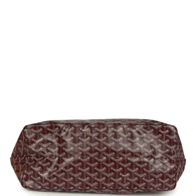 goyard Goyard Goyardine Canvas Burgundy Saint Louis PM Tote Palladium Hardware | Thumbnail 6 goyard Goyard Goyardine Canvas Burgundy Saint Louis PM Tote Palladium Hardware | Thumbnail 6