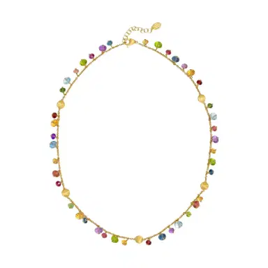 MARCO BICEGO Marco Bicego Africa Multi-Gemstone 18K Yellow Gold Necklace by The Solist | Thumbnail 1 MARCO BICEGO Marco Bicego Africa Multi-Gemstone 18K Yellow Gold Necklace by The Solist | Thumbnail 1
