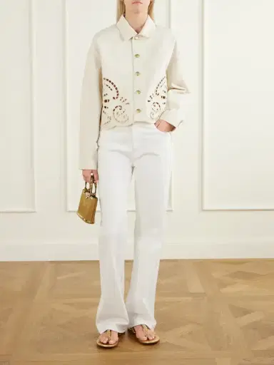 Ulla Johnson Bobbi Embroidered Denim Jacket | Thumbnail 2 Ulla Johnson Bobbi Embroidered Denim Jacket | Thumbnail 2
