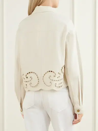 Ulla Johnson Bobbi Embroidered Denim Jacket | Thumbnail 3 Ulla Johnson Bobbi Embroidered Denim Jacket | Thumbnail 3
