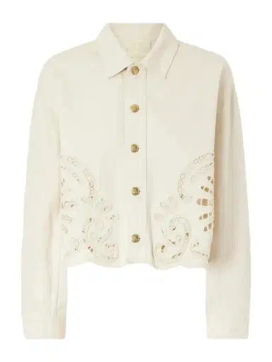Ulla Johnson Bobbi Embroidered Denim Jacket | Thumbnail 1 Ulla Johnson Bobbi Embroidered Denim Jacket | Thumbnail 1