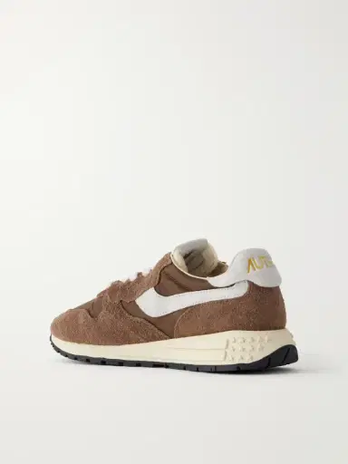 Autry Reelwind Low Suede-trimmed Leather Sneakers | Thumbnail 3 Autry Reelwind Low Suede-trimmed Leather Sneakers | Thumbnail 3