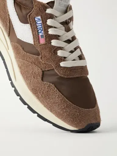 Autry Reelwind Low Suede-trimmed Leather Sneakers | Thumbnail 5 Autry Reelwind Low Suede-trimmed Leather Sneakers | Thumbnail 5