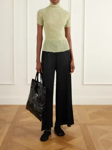 Issey Miyake Twist Plissé-chiffon Blouse | Thumbnail 2 Issey Miyake Twist Plissé-chiffon Blouse | Thumbnail 2