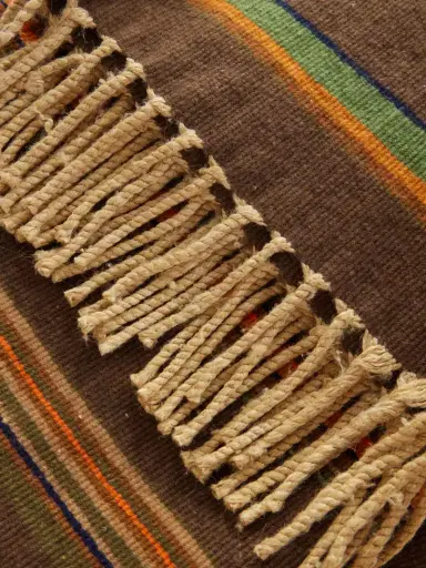 The House of Lyria Nazca Fringed Striped Cashmere And Silk-blend Throw | Thumbnail 3 The House of Lyria Nazca Fringed Striped Cashmere And Silk-blend Throw | Thumbnail 3