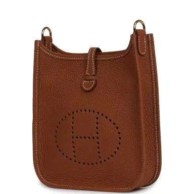 HERMÈS Hermes Evelyne TPM Gold Clemence Gold Hardware | Thumbnail 5 HERMÈS Hermes Evelyne TPM Gold Clemence Gold Hardware | Thumbnail 5