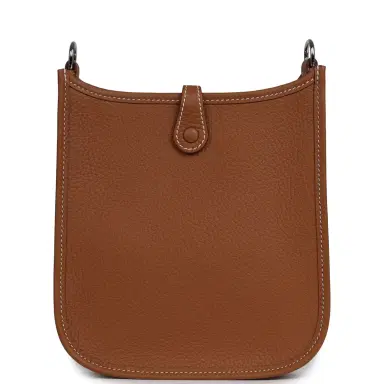 HERMÈS Hermes Evelyne TPM Gold Clemence Palladium Hardware | Thumbnail 4 HERMÈS Hermes Evelyne TPM Gold Clemence Palladium Hardware | Thumbnail 4