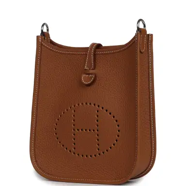 HERMÈS Hermes Evelyne TPM Gold Clemence Palladium Hardware | Thumbnail 5 HERMÈS Hermes Evelyne TPM Gold Clemence Palladium Hardware | Thumbnail 5