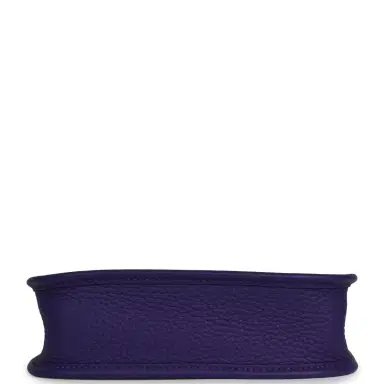 HERMÈS Hermes Evelyne TPM Purple Clemence Palladium Hardware | Thumbnail 6 HERMÈS Hermes Evelyne TPM Purple Clemence Palladium Hardware | Thumbnail 6