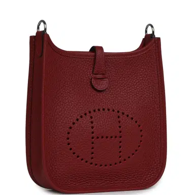 HERMÈS Hermes Evelyne TPM Rouge H Clemence Palladium Hardware | Thumbnail 2 HERMÈS Hermes Evelyne TPM Rouge H Clemence Palladium Hardware | Thumbnail 2