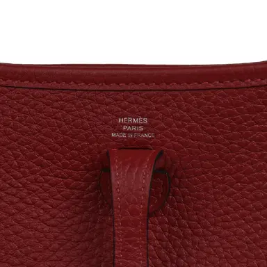 HERMÈS Hermes Evelyne TPM Rouge H Clemence Palladium Hardware | Thumbnail 7 HERMÈS Hermes Evelyne TPM Rouge H Clemence Palladium Hardware | Thumbnail 7