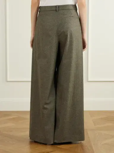 TWP Avery Stretch Wool And Cashmere-blend Herringbone Wide-leg Pants | Thumbnail 4 TWP Avery Stretch Wool And Cashmere-blend Herringbone Wide-leg Pants | Thumbnail 4