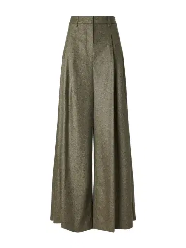 TWP Avery Stretch Wool And Cashmere-blend Herringbone Wide-leg Pants | Thumbnail 1 TWP Avery Stretch Wool And Cashmere-blend Herringbone Wide-leg Pants | Thumbnail 1