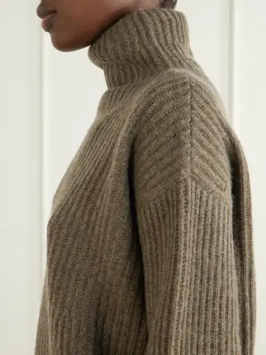 Le Kasha Verbier Ribbed Cashmere Turtleneck Sweater | Thumbnail 5 Le Kasha Verbier Ribbed Cashmere Turtleneck Sweater | Thumbnail 5