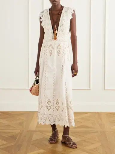Johanna Ortiz Grace In The Open Fields Crochet Maxi Dress | Thumbnail 2 Johanna Ortiz Grace In The Open Fields Crochet Maxi Dress | Thumbnail 2