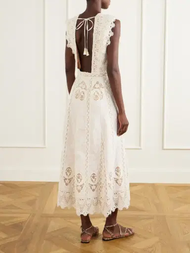Johanna Ortiz Grace In The Open Fields Crochet Maxi Dress | Thumbnail 3 Johanna Ortiz Grace In The Open Fields Crochet Maxi Dress | Thumbnail 3