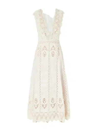 Johanna Ortiz Grace In The Open Fields Crochet Maxi Dress | Thumbnail 1 Johanna Ortiz Grace In The Open Fields Crochet Maxi Dress | Thumbnail 1