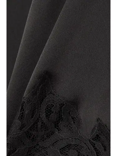 Stella McCartney + Net Sustain Lace-trimmed Satin Skirt | Thumbnail 4 Stella McCartney + Net Sustain Lace-trimmed Satin Skirt | Thumbnail 4