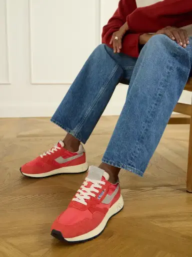Autry Windspin Suede-trimmed Shell Sneakers | Thumbnail 2 Autry Windspin Suede-trimmed Shell Sneakers | Thumbnail 2