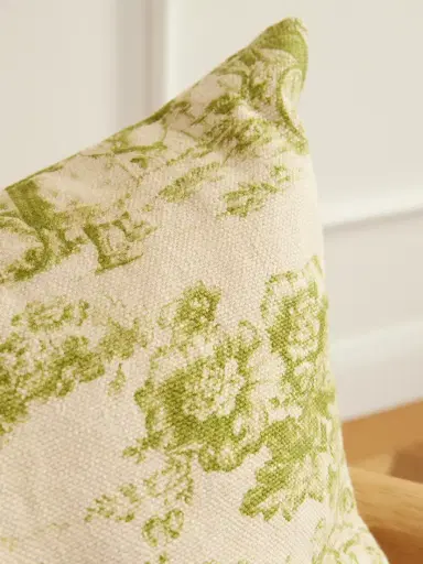 The House of Lyria Glafira Floral-print Linen Cushion | Thumbnail 3 The House of Lyria Glafira Floral-print Linen Cushion | Thumbnail 3