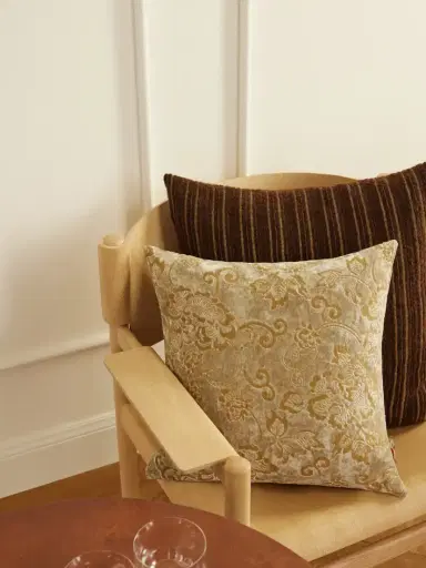 The House of Lyria Sponge Floral-jacquard Damask Cushion | Thumbnail 2 The House of Lyria Sponge Floral-jacquard Damask Cushion | Thumbnail 2