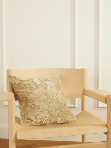 The House of Lyria Sponge Floral-jacquard Damask Cushion | Thumbnail 1 The House of Lyria Sponge Floral-jacquard Damask Cushion | Thumbnail 1