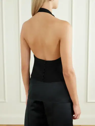 Ilkyaz Ozel Assisi Draped Crepe Top | Thumbnail 4 Ilkyaz Ozel Assisi Draped Crepe Top | Thumbnail 4
