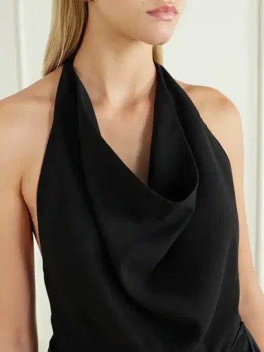 Ilkyaz Ozel Assisi Draped Crepe Top | Thumbnail 5 Ilkyaz Ozel Assisi Draped Crepe Top | Thumbnail 5