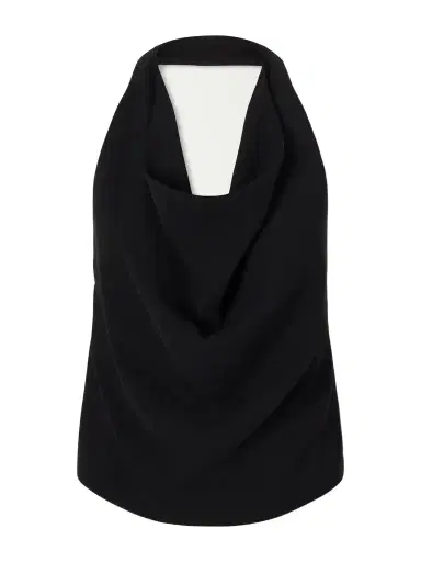 Ilkyaz Ozel Assisi Draped Crepe Top | Thumbnail 1 Ilkyaz Ozel Assisi Draped Crepe Top | Thumbnail 1