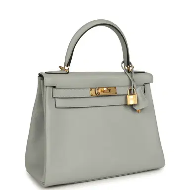 HERMÈS Hermes Kelly Retourne 28 Bleu Glacier Evercolor Gold Hardware | Thumbnail 2 HERMÈS Hermes Kelly Retourne 28 Bleu Glacier Evercolor Gold Hardware | Thumbnail 2