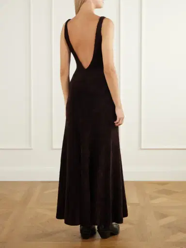 Gabriela Hearst Lady Hall Plush Cashmere And Silk-blend Maxi Dress | Thumbnail 3 Gabriela Hearst Lady Hall Plush Cashmere And Silk-blend Maxi Dress | Thumbnail 3