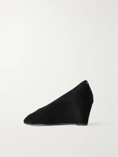 aeyde Calea 55 Wedge Suede Pumps | Thumbnail 3 aeyde Calea 55 Wedge Suede Pumps | Thumbnail 3