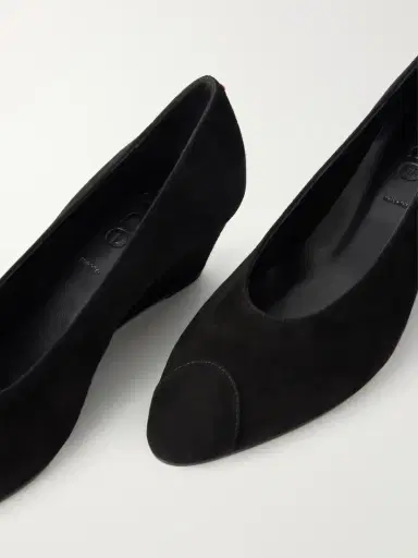 aeyde Calea 55 Wedge Suede Pumps | Thumbnail 5 aeyde Calea 55 Wedge Suede Pumps | Thumbnail 5