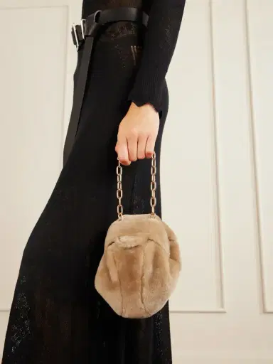 Gabriela Hearst Soft Demi Shearling Clutch | Thumbnail 2 Gabriela Hearst Soft Demi Shearling Clutch | Thumbnail 2