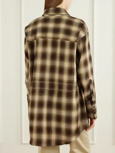 Co Checked Lyocell Shirt | Thumbnail 4 Co Checked Lyocell Shirt | Thumbnail 4