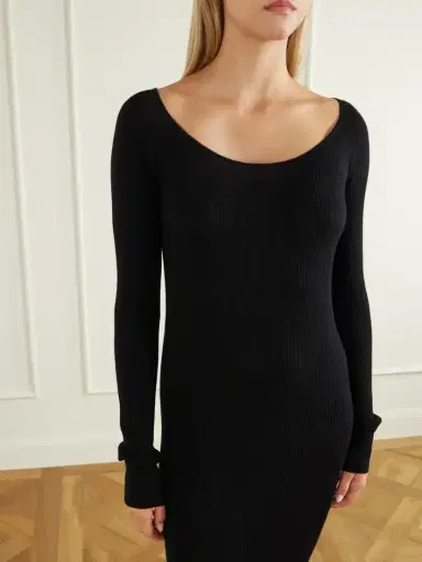 Le Kasha Ternil Ribbed Cashmere Maxi Dress | Thumbnail 4 Le Kasha Ternil Ribbed Cashmere Maxi Dress | Thumbnail 4