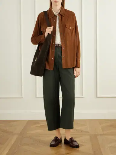 TWP Slouchy Bf Cotton-twill Straight-leg Pants | Thumbnail 2 TWP Slouchy Bf Cotton-twill Straight-leg Pants | Thumbnail 2
