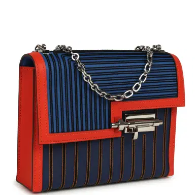 HERMÈS Hermes Mini Verrou 17 Capucine, Bleu Electric, Bleu Saphir Swift Palladium Hardware | Thumbnail 2 HERMÈS Hermes Mini Verrou 17 Capucine, Bleu Electric, Bleu Saphir Swift Palladium Hardware | Thumbnail 2