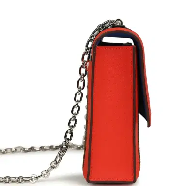 HERMÈS Hermes Mini Verrou 17 Capucine, Bleu Electric, Bleu Saphir Swift Palladium Hardware | Thumbnail 3 HERMÈS Hermes Mini Verrou 17 Capucine, Bleu Electric, Bleu Saphir Swift Palladium Hardware | Thumbnail 3