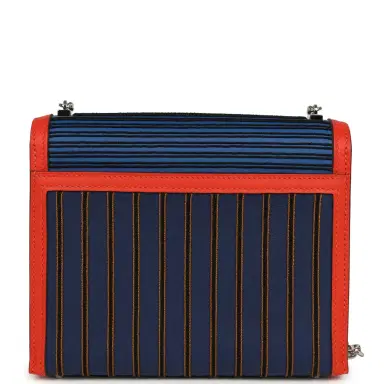 HERMÈS Hermes Mini Verrou 17 Capucine, Bleu Electric, Bleu Saphir Swift Palladium Hardware | Thumbnail 4 HERMÈS Hermes Mini Verrou 17 Capucine, Bleu Electric, Bleu Saphir Swift Palladium Hardware | Thumbnail 4