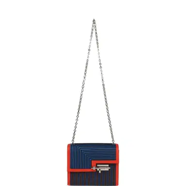 HERMÈS Hermes Mini Verrou 17 Capucine, Bleu Electric, Bleu Saphir Swift Palladium Hardware | Thumbnail 7 HERMÈS Hermes Mini Verrou 17 Capucine, Bleu Electric, Bleu Saphir Swift Palladium Hardware | Thumbnail 7