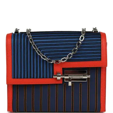 HERMÈS Hermes Mini Verrou 17 Capucine, Bleu Electric, Bleu Saphir Swift Palladium Hardware | Thumbnail 1 HERMÈS Hermes Mini Verrou 17 Capucine, Bleu Electric, Bleu Saphir Swift Palladium Hardware | Thumbnail 1
