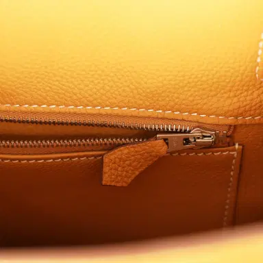 HERMÈS Pre-owned Hermes So Kelly 22 Natural Sable Togo Palladium Hardware | Thumbnail 9 HERMÈS Pre-owned Hermes So Kelly 22 Natural Sable Togo Palladium Hardware | Thumbnail 9