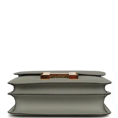 HERMÈS Pre-owned Hermes Special Order (HSS) Constance 24 Gris Mouette Verso Epsom Rose Gold Hardware | Thumbnail 7 HERMÈS Pre-owned Hermes Special Order (HSS) Constance 24 Gris Mouette Verso Epsom Rose Gold Hardware | Thumbnail 7