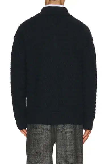 Bottega Veneta Lw Wool Intrecciato Knit Polo Sweater | Thumbnail 2 Bottega Veneta Lw Wool Intrecciato Knit Polo Sweater | Thumbnail 2