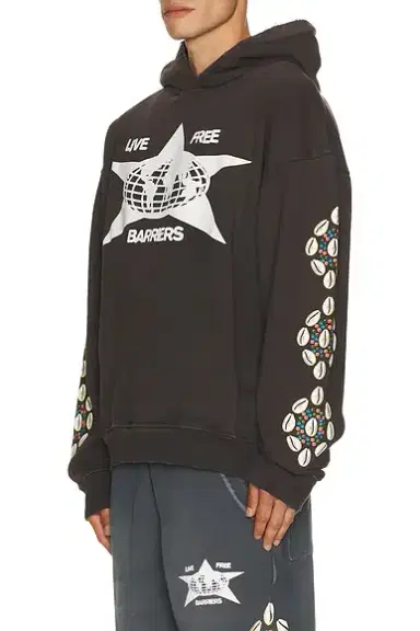Barriers Worldwide Cowrie Shell Hidden Pocket Hoodie | Thumbnail 2 Barriers Worldwide Cowrie Shell Hidden Pocket Hoodie | Thumbnail 2